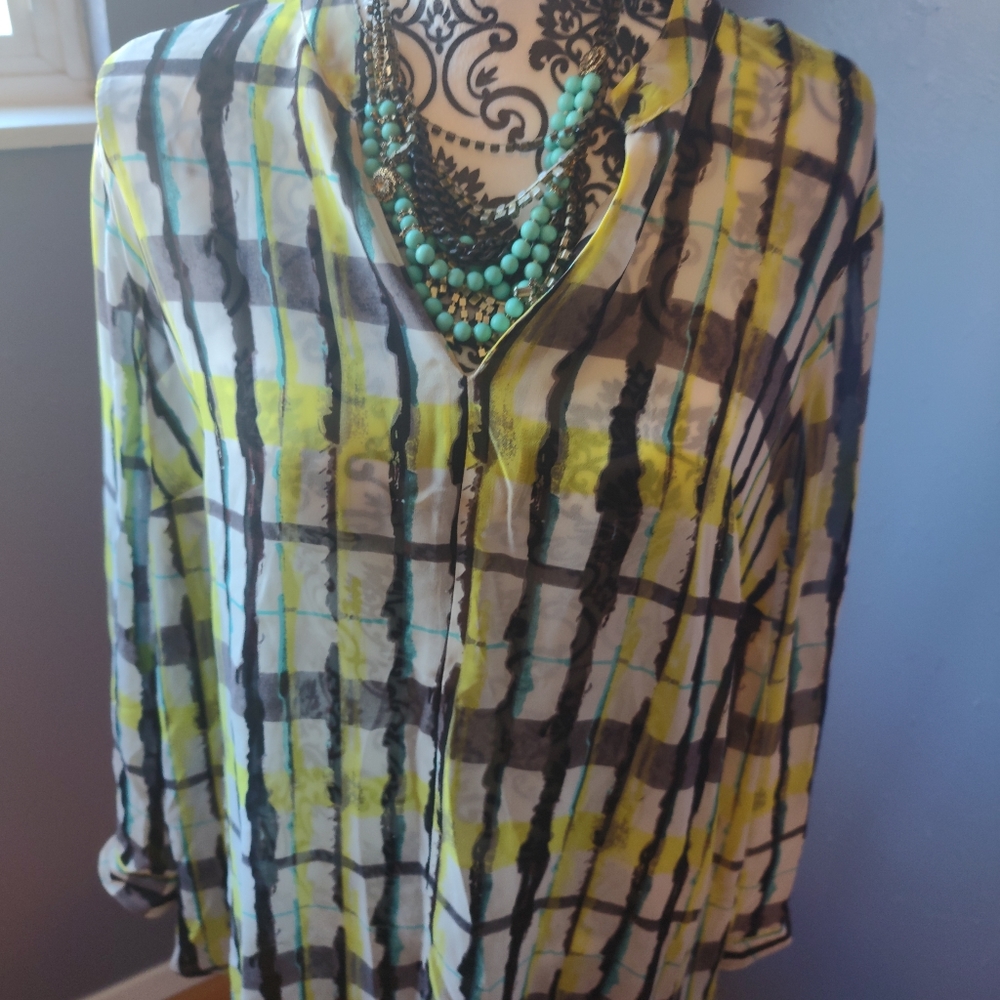 Vince Camuto Sheer Blouse